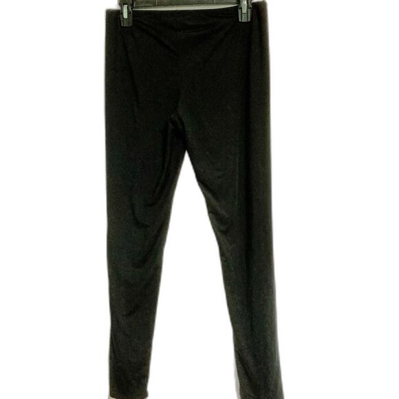 CLIMATE RIGHT by Cuddl Duds Black leggings Stretch Waist Womens Medium - Picture 2 of 7